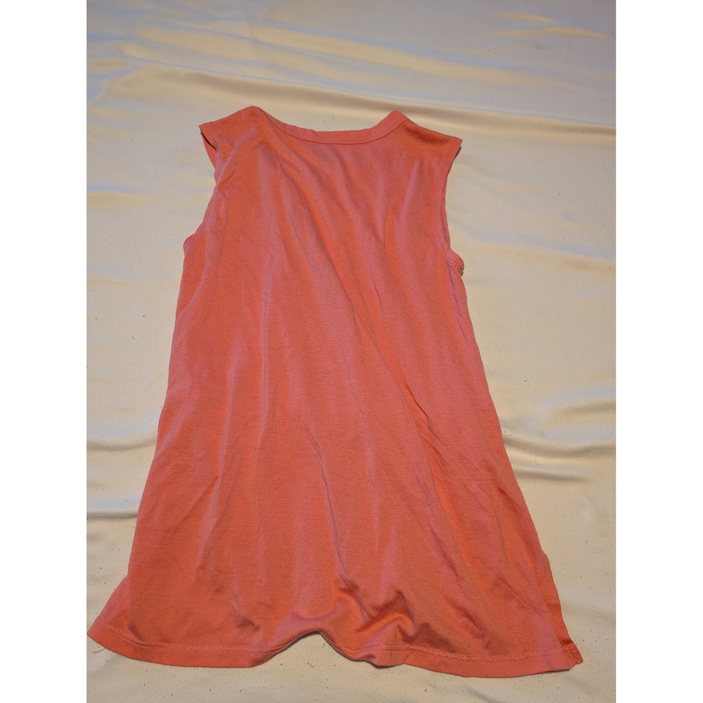 Old Navy Active Girls Go-Dry Sleeveless Tank Top Coral Pink Size L 10-12 - Picture 3 of 4